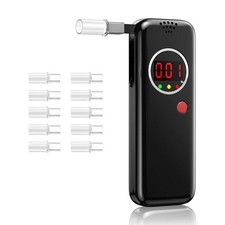 Breathalyzer,Portable Breathalyzers for Alcohol with LCD Display,Professional...