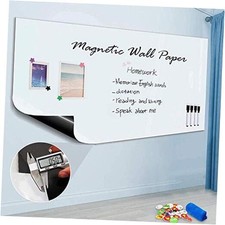 Magnetic Whiteboard Contact Paper for Wall Magnetic Dry Erase 94 x 48 inches