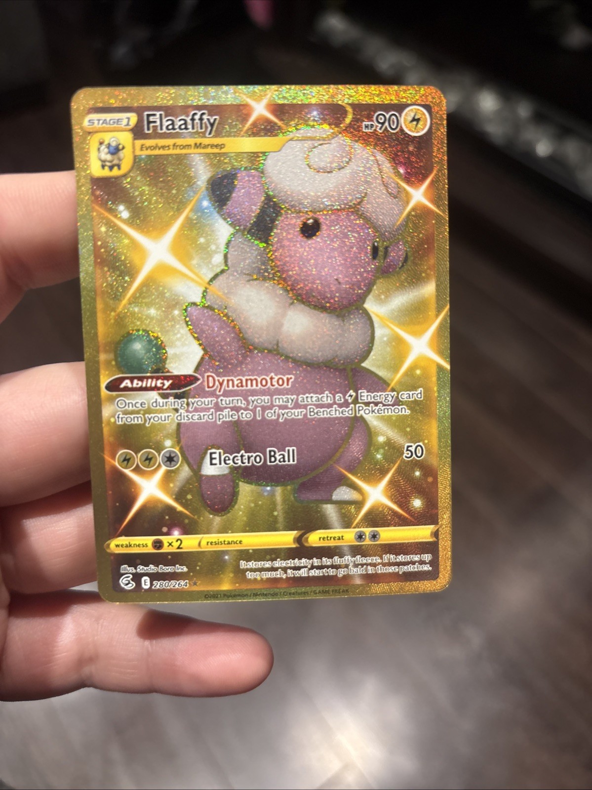 Flaaffy 280/264 Pokemon TCG SWSH08: Fusion Strike NM