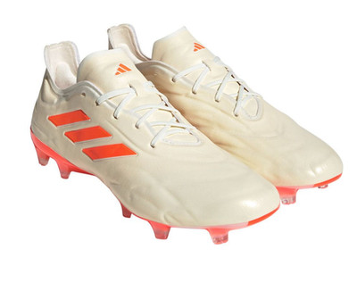 ADIDAS COPA PURE .1 ELITE S FG SOCCER CLEATS PRO  WHITE ORANGE HQ8903 MENS SIZE