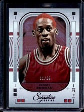 2025-26 Panini Signature Series Dennis Rodman Purple Prizm #/35 Bulls