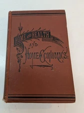 Home And Health And Home Economics C. H. Fowler 1880 Hardcover Phillips & Hunt