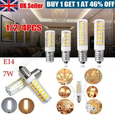 2/4PC E14 7W LED Light Bulb Replace for Kitchen Range Hood Chimmey Fridge Cooker
