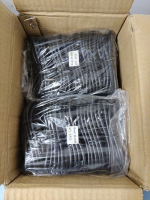50er Bulk-pack 1,8m Netzkabel Stromkabel EU / Power Cable Black | Neu | 50 Pcs
