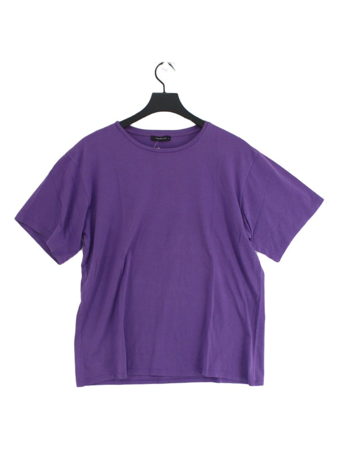 ALTRA Trendyol T Shirt Uomo L Viola 100% Altro Basic