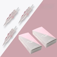 20PCS Disposable Semi Permanent Makeup Tattoo Cartridge Needles RS Round Liner