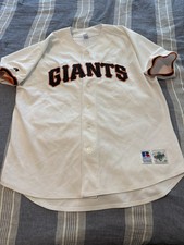 1994-1999 San Francisco Giants Russell Athletic Home Size 48 Jersey 