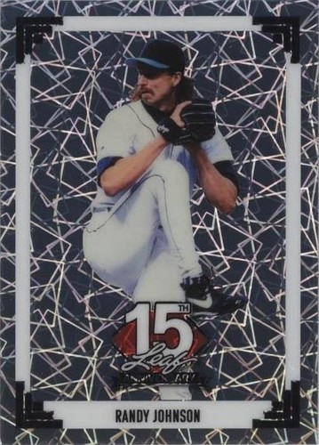 2025 Leaf Metal 15th Anniversary Pack Card Gold #1/1 Randy Johnson