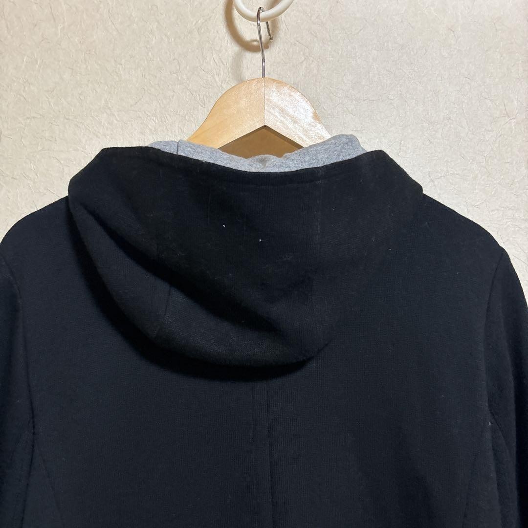 Burberry London Hooded Knit Coat Outerwear Check Pattern Size 40 For Women thumbnail 13