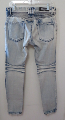 NWT BALMAIN JAPAN BIKER SKINNY JEANS, SZ 32 | eBay