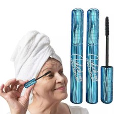 Prime Lash Mascara for Seniors Older Women Waterproof, Black Thinning Lashes