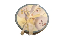 Wine And Cheese Appetizer Plates 4 Nancy Green Boston Trading 2001 6.5" Gourmet