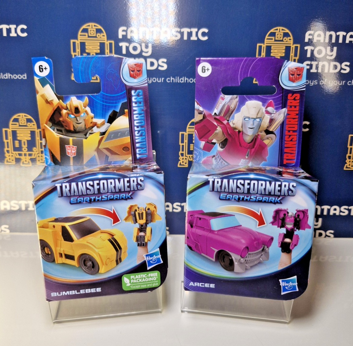Hasbro Transformers 2023/24 - Earthspark Tacticon Bumblebee & Arcee - New