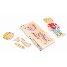 Beleduc Lagen-Puzzle Dein Körper Mädchen