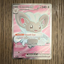 2026 Pokemon Chaos Rising Cinccino Ex 105/086 NM Near Mint