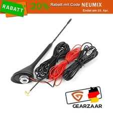 DAB Antenne AM FM Dachantenne DAB+ Autoantenne Verstärker SMB DIN Kombi-Antenne