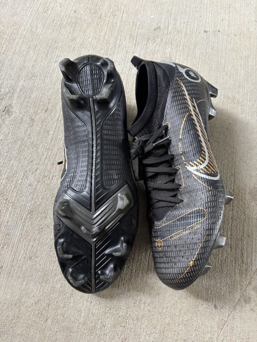 Nike Mercurial Vapor 14 Elite Fg Black-Metallic Gold Women's 8.5