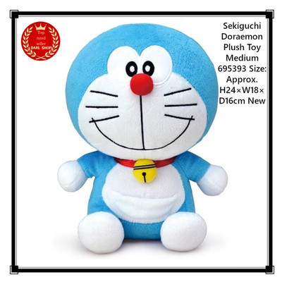 Sekiguchi Doraemon Plush Toy Medium 695393 Size: Approx. H24×W18×D16cm New Japan