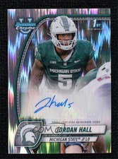 2024 Bowman U Chrome Prospect Stealth Refractor Jordan Hall #PA-JHL Auto 16wc