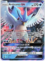 Articuno GX 31/168 Celestial Storm Ultra Rare Holo