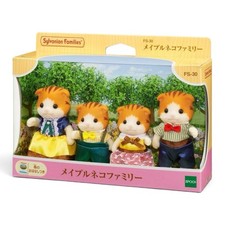 Calico Critters Sylvanian Families Maple Cat Family Set FS-30 Doll / EPOCH