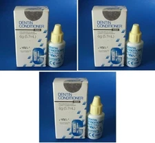 3 x Dental GC Dentine Conditioner Polyacrylic Acid Cavity Conditioner 6gm Bottle