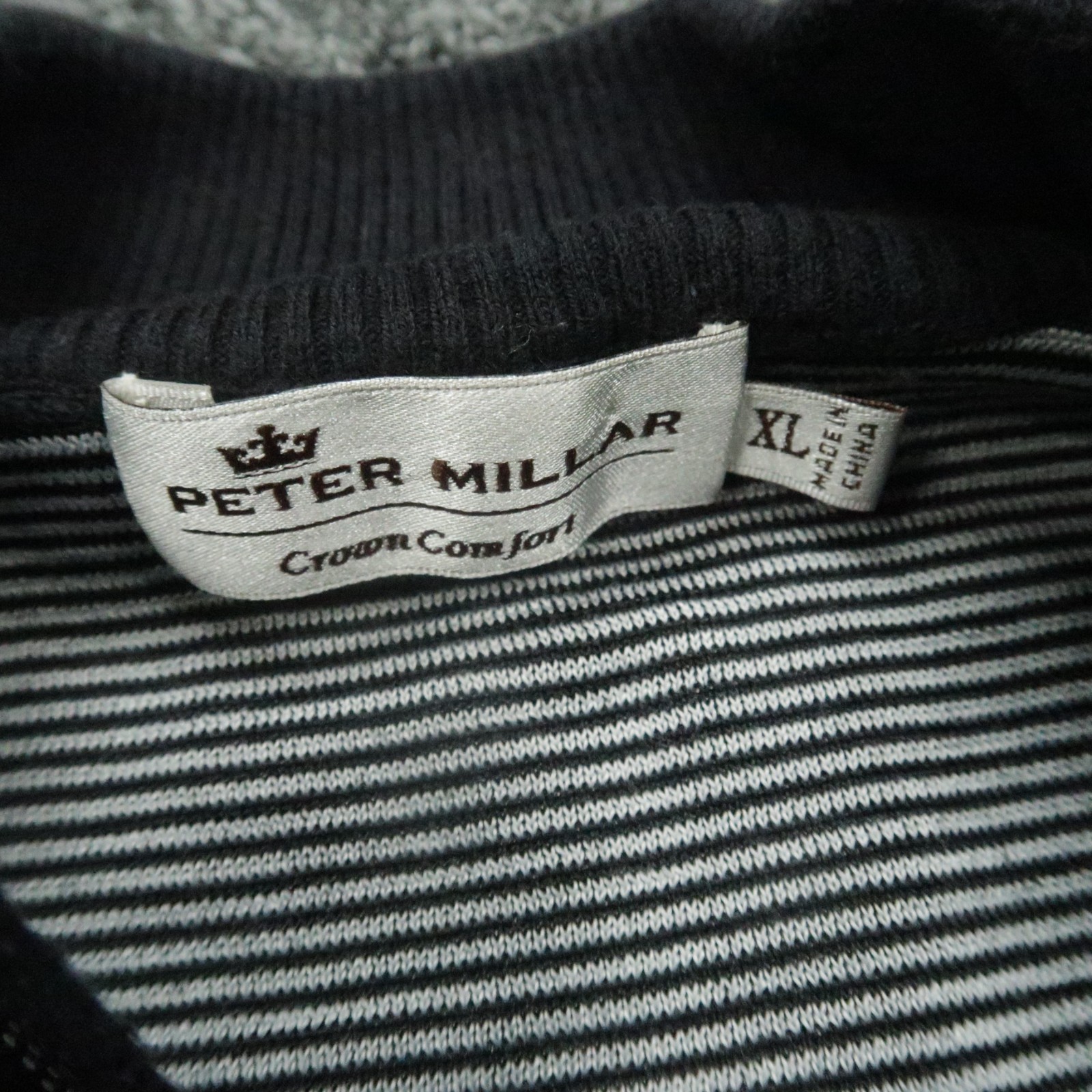 Peter Millar Pullover Men Extra Large Black Comfo… - image 3