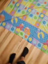 Vintage Sesame Street Flat Twin Sheet And Pillow Case
