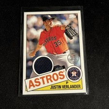 2020 Topps 1985 Topps Baseball Relics Series 2 Justin Verlander #85TR-JVE Astros