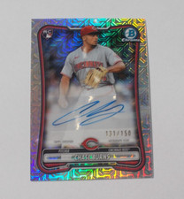 2026 Bowman Baseball Chase Burns RC Bowman Chrome Mojo Refractor Auto /150