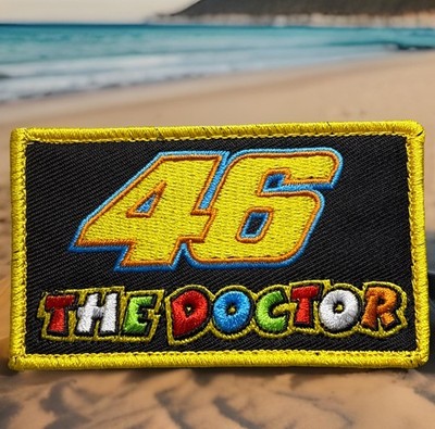  Valentino Rossi DOCTOR 46 Patch Embroidered Hook Loop Motorbike Racing Moto GP