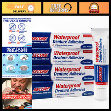 Zinc-Free Secure Denture Adhesive Cream, 1.4 ...