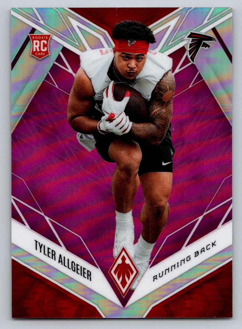 Tyler Allgeier 2022 Panini Phoenix Pink 159/199 Atlanta Falcons #144