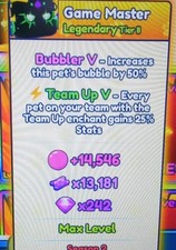 Gamemaster World2 BGSI Bubble Gum Simulator I...