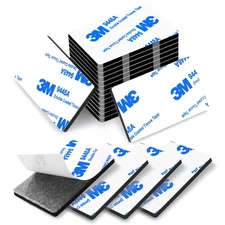 48pc Double Sided Adhesive Pads Heavy Duty Mounting Foam Tape 3Mm Rectangle Wall