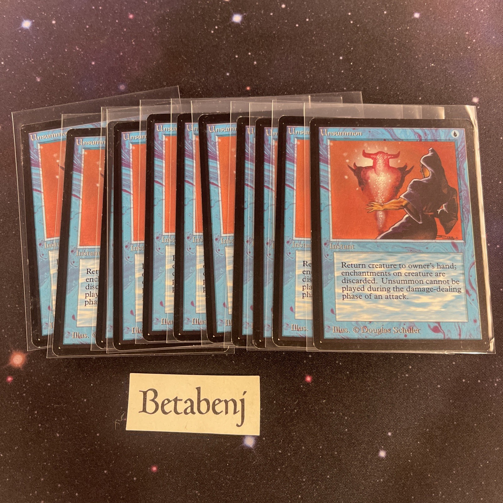 1x MTG Beta Unsummon from Estate Collection