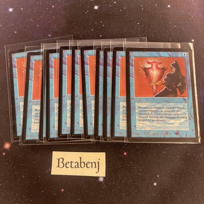 1x MTG Beta Unsummon from Estate Collection