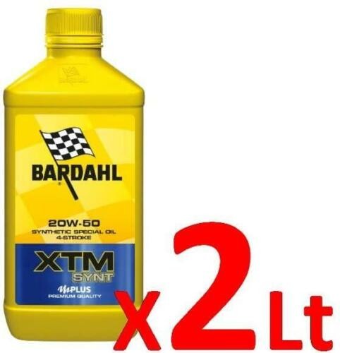 2 LITRI BARDAHL XTM SYNT 20W50 FORMULA POLAR PLUS PER MOTORI DI MOTO 4 TEMPI - Imagen 1 de 1