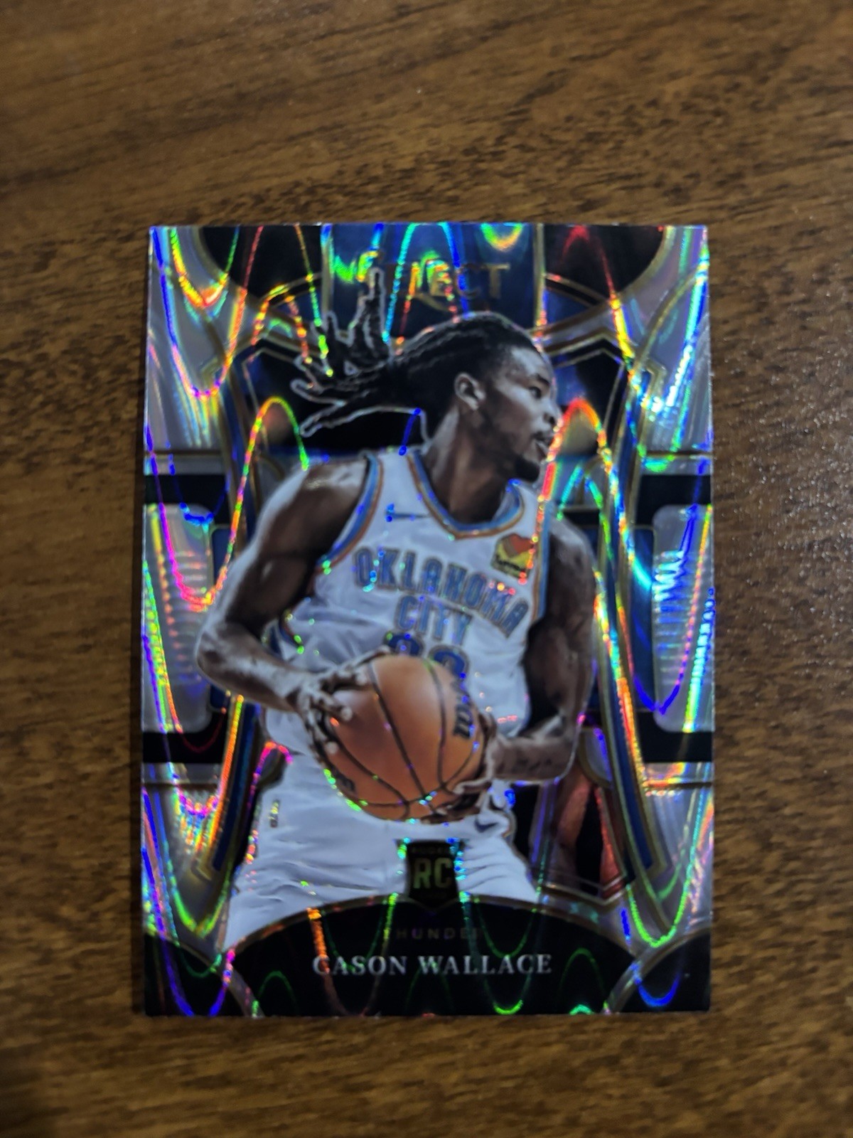 ✨2023-24 Panini Select Cason Wallace Mezzanine Level Tectonic Prizm RC #321