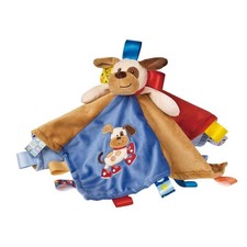 Mary Meyer Taggies Buddy Dog Character Blanket Plush Multicolor 5 inches 13 Toy