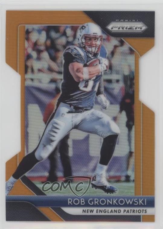 2018 Panini Prizm Orange Prizm 129/249 Rob Gronkowski #70 tj6