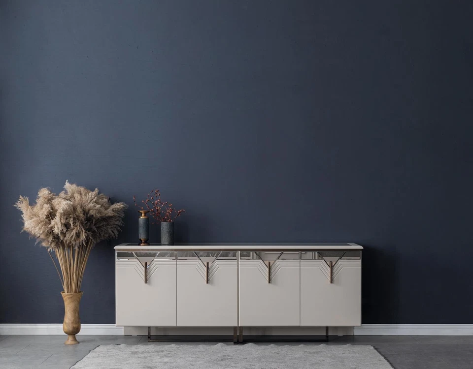 Sideboard Anrichte Holzschrank Kommode Schrank Holz Weiß Moderne - Bild 1 von 1