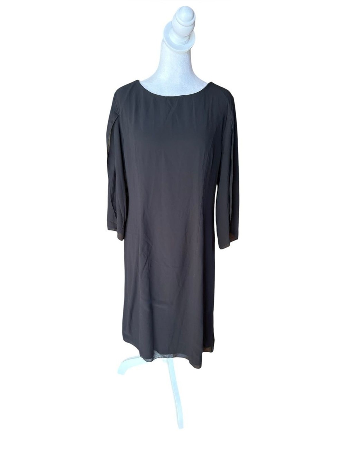 Grace Karin Black Chiffon Shift Dress Women’s Size 10 New With Tags