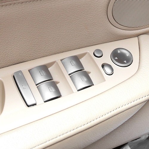 Car Door Window Lift Switch Button Cover Trim For BMW 3 X6 E70 E71 E84 E90 - Picture 6 of 14