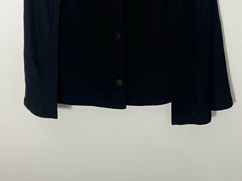 Graham And Spencer Velvet 黑色 Cambree Cape 夹克 尺寸 M — 第 3/4 张图片