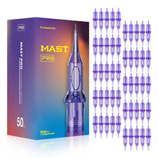Needles Assorted 50Pcs Tattoo Cartridge Needles round Liner 10 Mixed Sizes 1RL