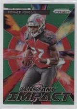 2018 Panini Prizm Instant Impact Green Prizm Ronald Jones II #II-14 0nr3