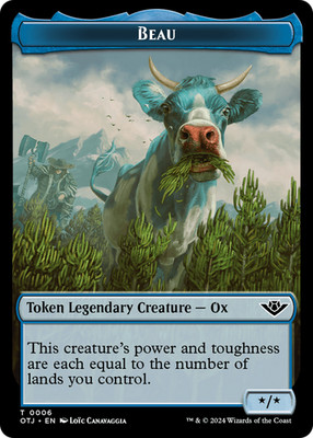 Beau (REGULAR) x1 - MTG Outlaws of Thunder Junction Tokens TOTJ #6