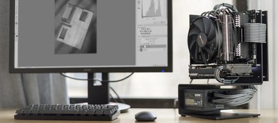 Mini ITX PC Case Open Air Chassis - Motif Monument by Yuel Beast