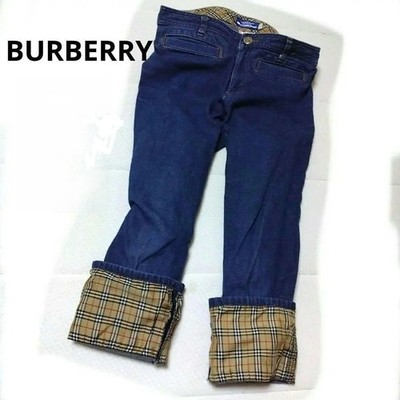 Burberry Blue Label Denim pants Nova Check European Size 36